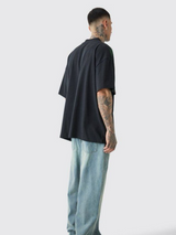 Abstract Spray Painted Oversized T Shirt